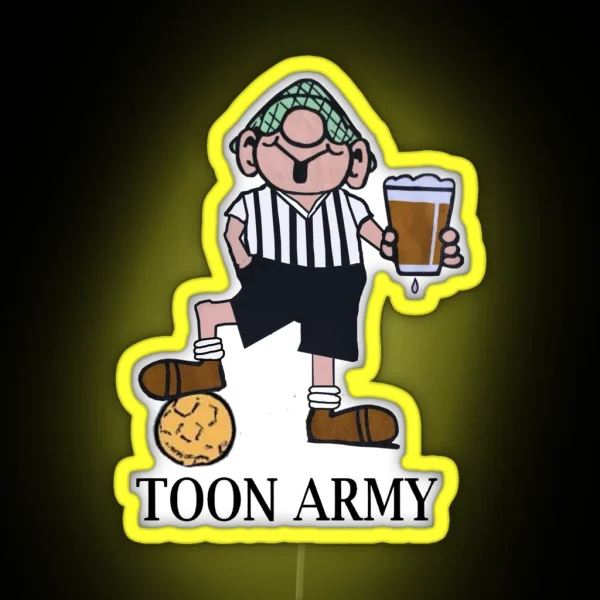 ANDY CAPP TOON ARMY RGB Neon Sign