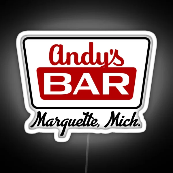 Andy S Bar Color Marquette MI RGB Neon Sign