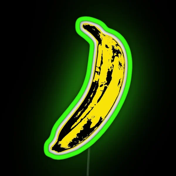 Andy Warhol Banana The Velvet Underground Led RGB Neon Sign