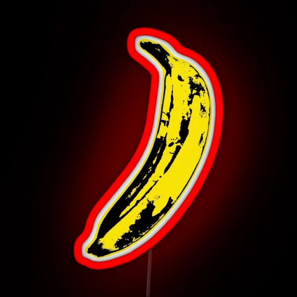 Andy Warhol Banana The Velvet Underground Led RGB Neon Sign