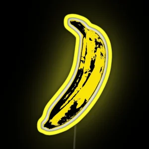 Andy Warhol Banana The Velvet Underground Led RGB Neon Sign