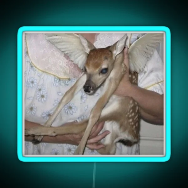 Angel Fawn RGB Neon Sign