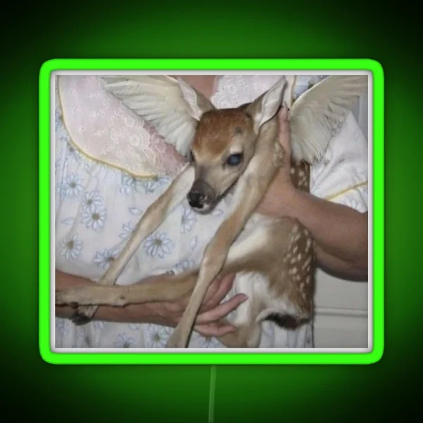 Angel Fawn RGB Neon Sign