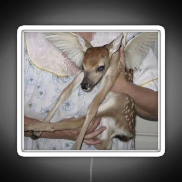 Angel Fawn RGB Neon Sign