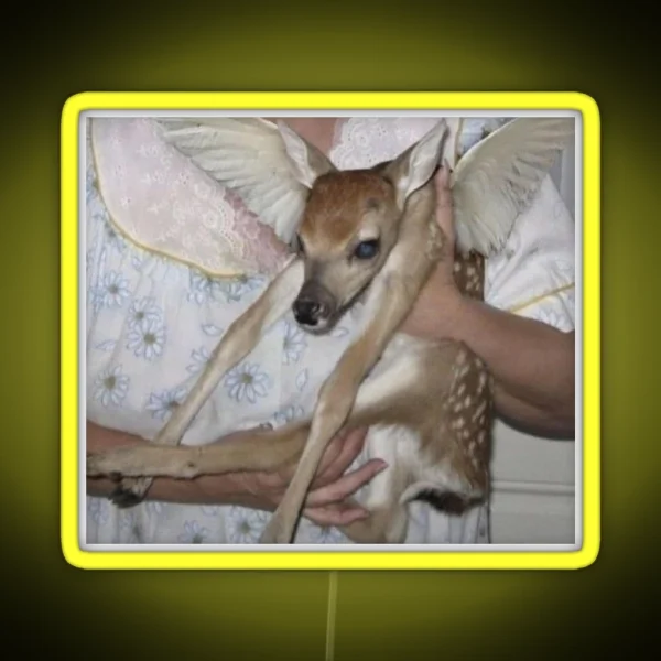 Angel Fawn RGB Neon Sign