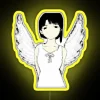 RGB LED Angel Lain Personalizable Backlit Neon Sign Display Artwork