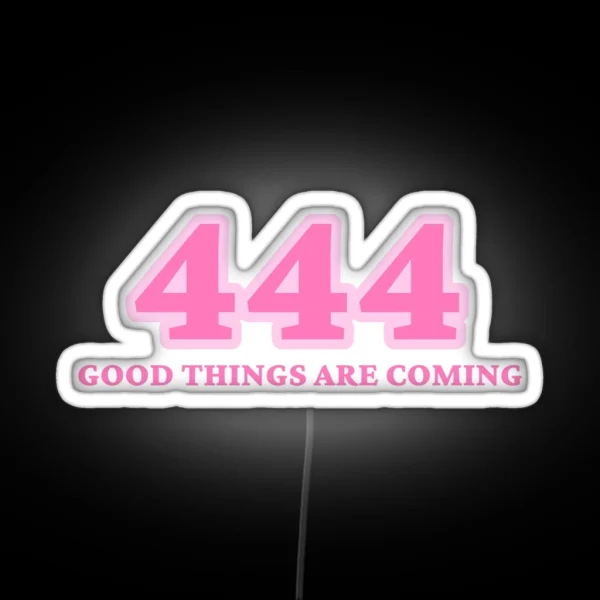 Angel Number 444 RGB Neon Sign