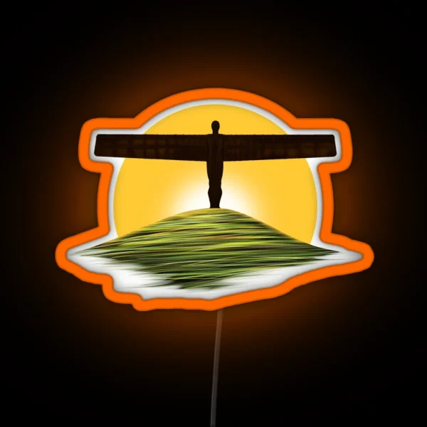 Angel Of The North RGB Neon Sign