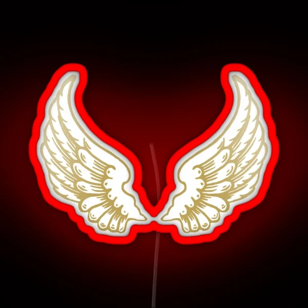 ANGEL VALKYRIE WINGS RGB Neon Sign