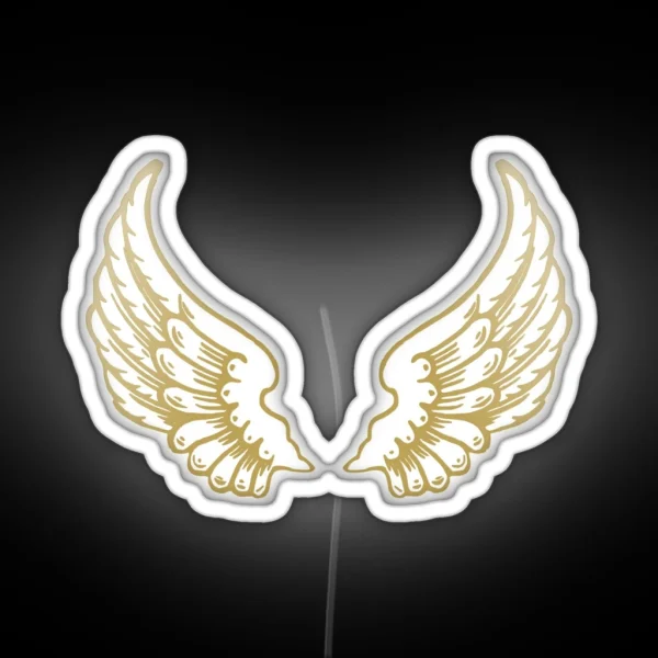 ANGEL VALKYRIE WINGS RGB Neon Sign