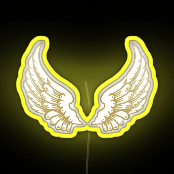 ANGEL VALKYRIE WINGS RGB Neon Sign