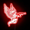 Guardian of Hope Armed with Brightening Neon Light Protection Sign