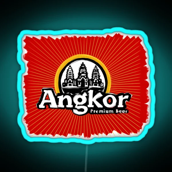 Angkor Beer Pop RGB Neon Sign