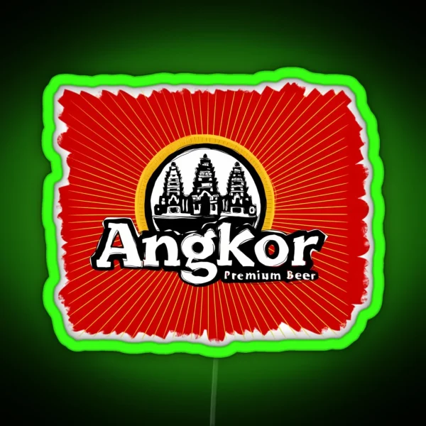 Angkor Beer Pop RGB Neon Sign