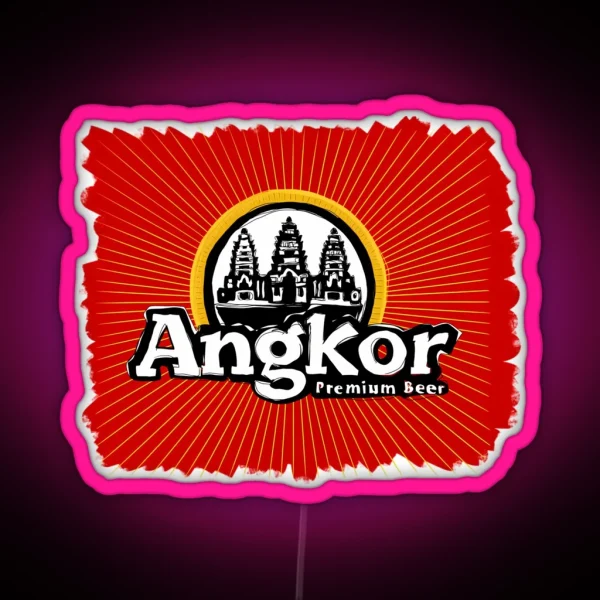 Angkor Beer Pop RGB Neon Sign