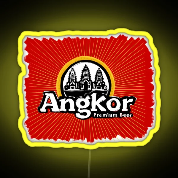 Angkor Beer Pop RGB Neon Sign