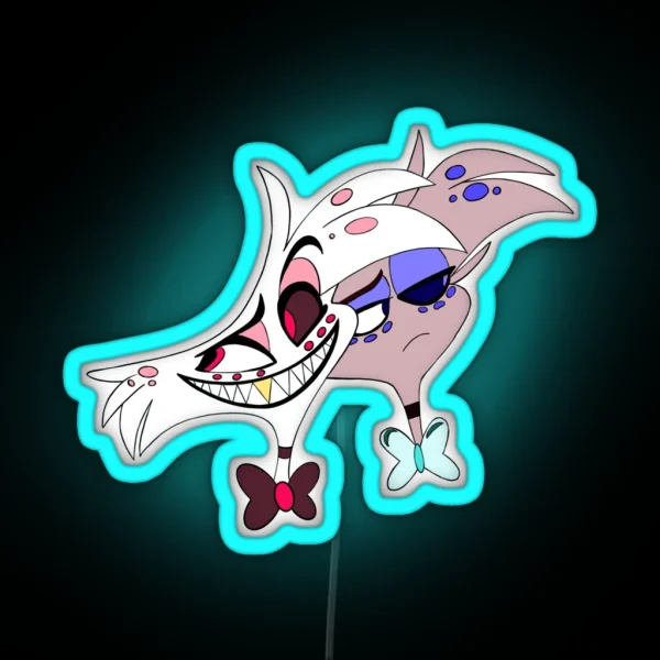 Angle Dust Hazbin Hotel RGB Neon Sign