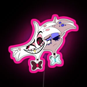 Angle Dust Hazbin Hotel RGB Neon Sign