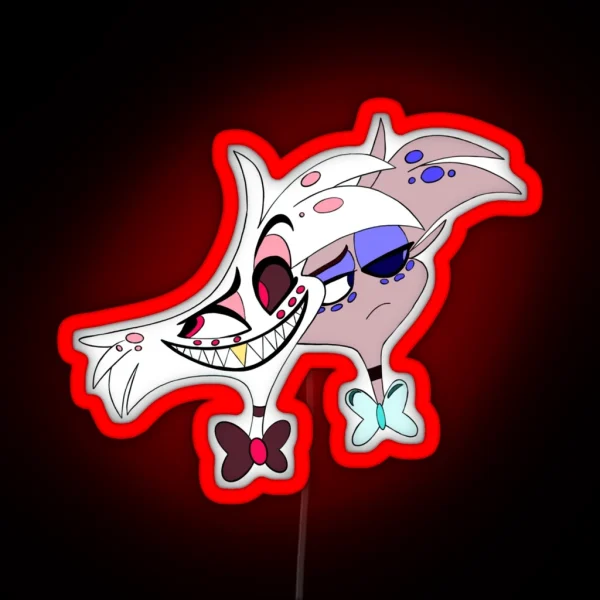 Angle Dust Hazbin Hotel RGB Neon Sign