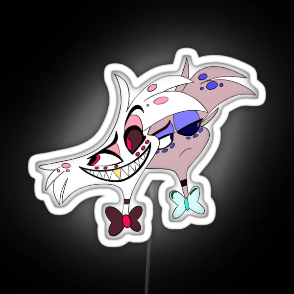 Angle Dust Hazbin Hotel RGB Neon Sign