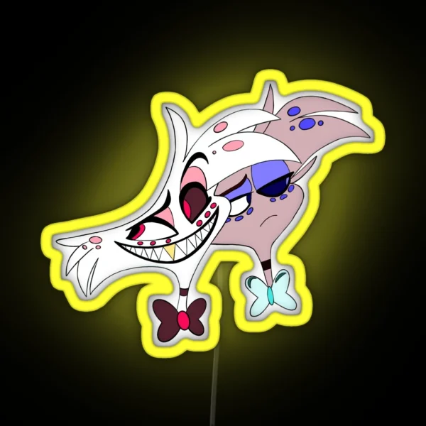 Angle Dust Hazbin Hotel RGB Neon Sign