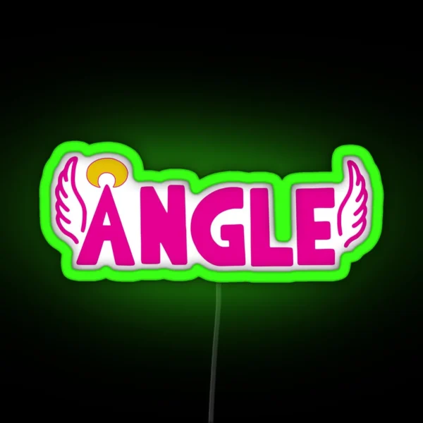 Angle RGB Neon Sign