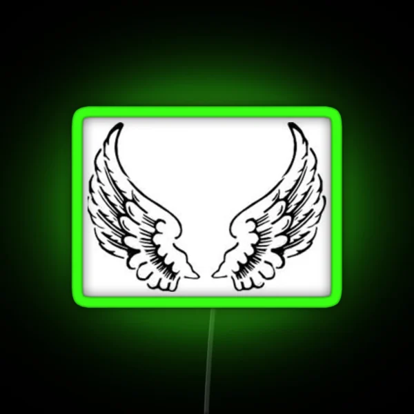 Angle Wing RGB Neon Sign