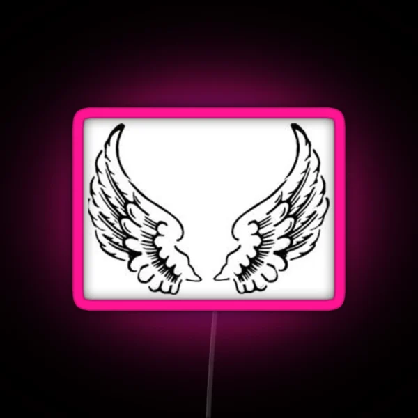 Angle Wing RGB Neon Sign