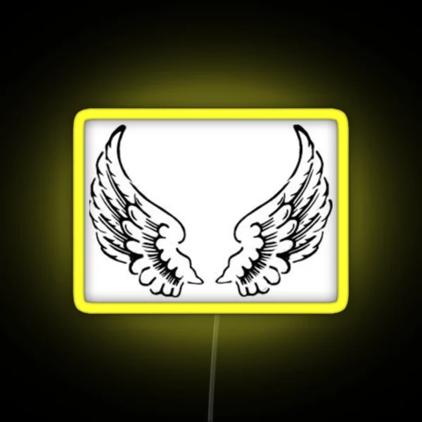 Angle Wing RGB Neon Sign
