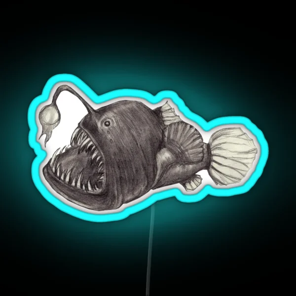Angler Fish RGB Neon Sign