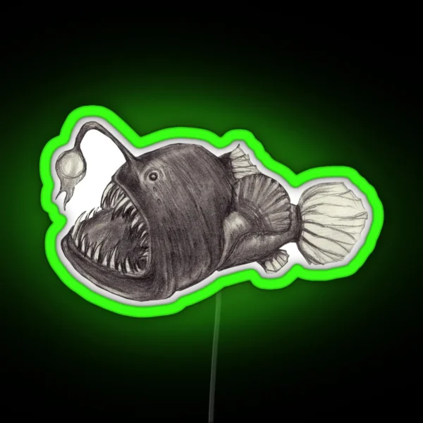 Angler Fish RGB Neon Sign