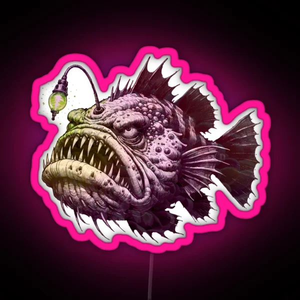 Anglerfish RGB Neon Sign