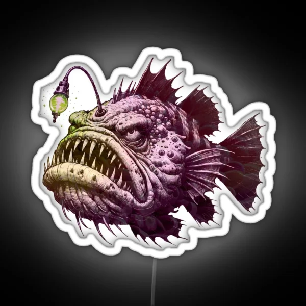 Anglerfish RGB Neon Sign