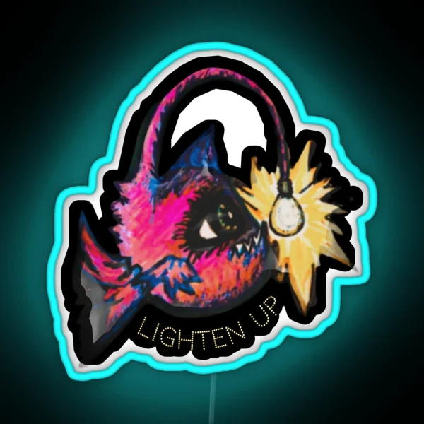 Anglerfish RGB Neon Sign