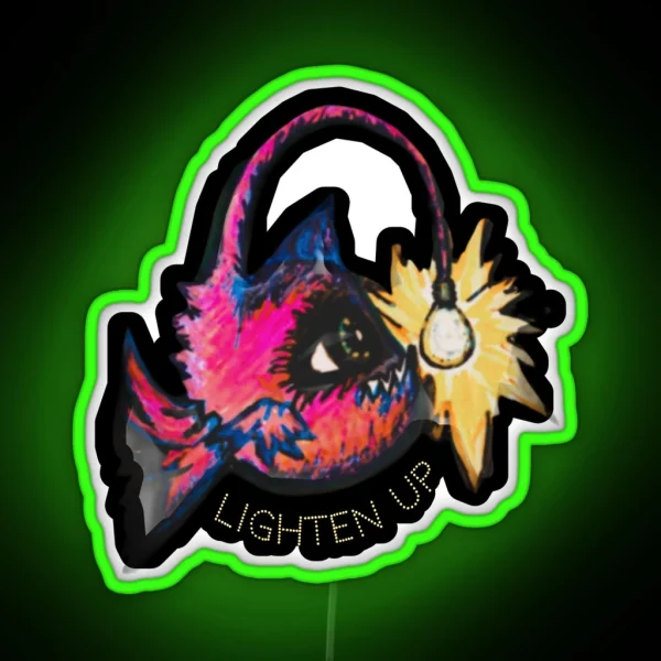 Anglerfish RGB Neon Sign