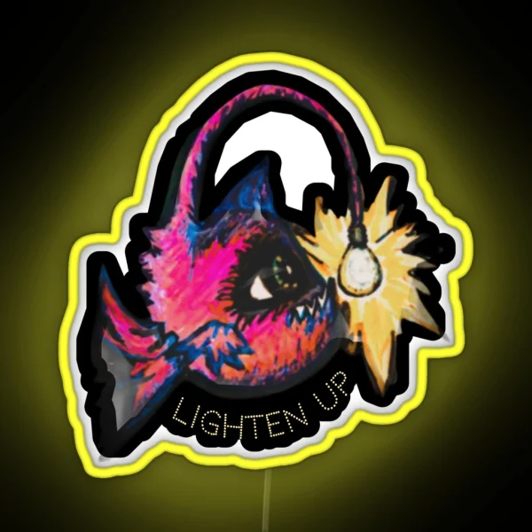 Anglerfish RGB Neon Sign