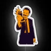 Epic urban decor statement with bright, bold Angry Begbie sign