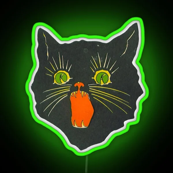 Angry Cat RGB Neon Sign