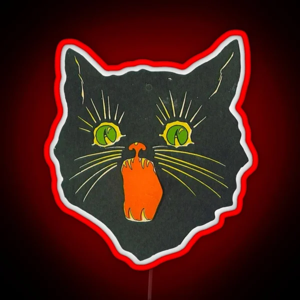 Angry Cat RGB Neon Sign