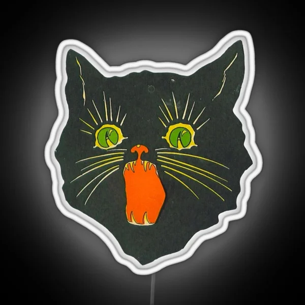 Angry Cat RGB Neon Sign
