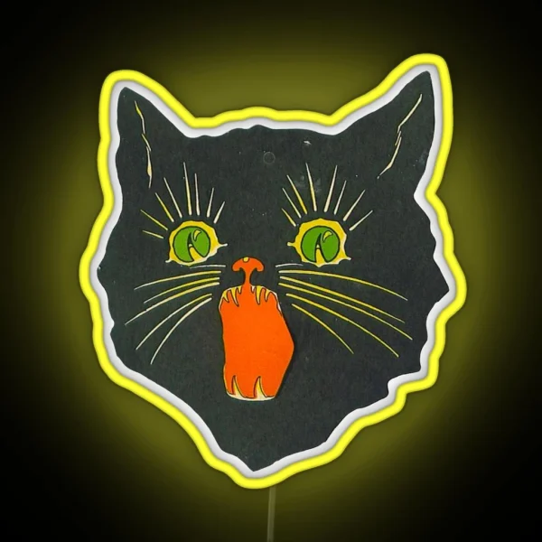 Angry Cat RGB Neon Sign