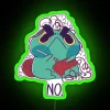 Angry Frog Crochet 7 RGB Neon Sign - Image 4