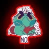 Angry Frog Crochet 7 RGB Neon Sign - Image 2