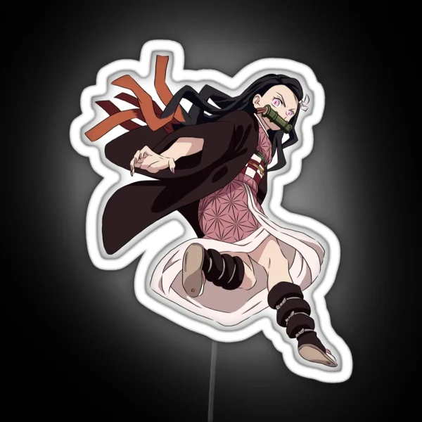Angry Nezuko RGB Neon Sign