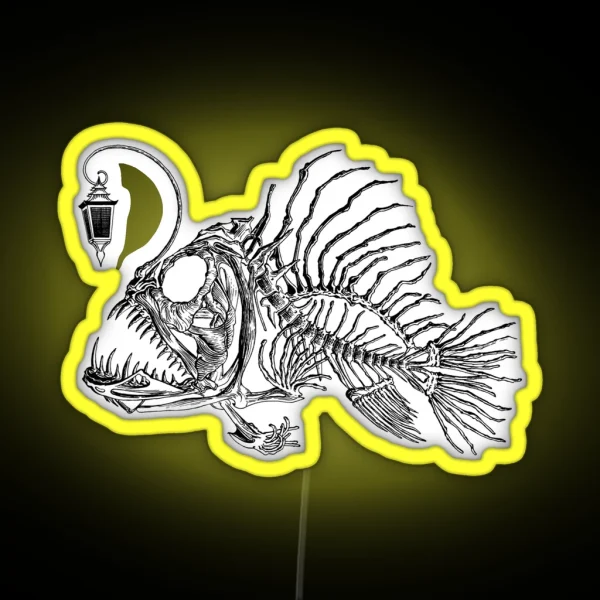 Angus The Anglerfish Black RGB Neon Sign