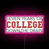 Colorful Animated Neon Sign for Animal House Fans and College Alumni