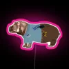 Animals As Zookeepers Hippo RGB Neon Sign - Image 6