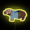 Animals As Zookeepers Hippo RGB Neon Sign - Image 5