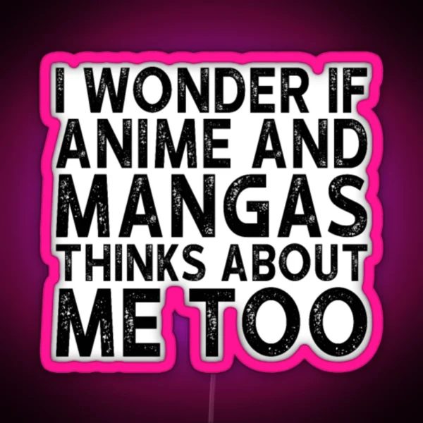 Anime And Manga RGB Neon Sign