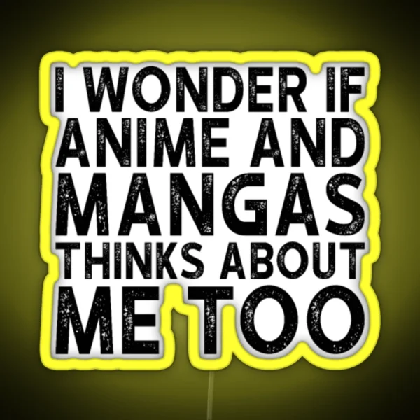Anime And Manga RGB Neon Sign